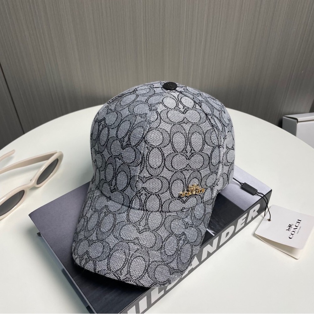 Coach Silver Baseball Cap